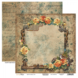 Scrapbooking Papers - INDUSTRIAL ROMANCE - Pad 12 x 12