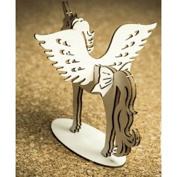 Chipboard 3D -  Unicorn with wings