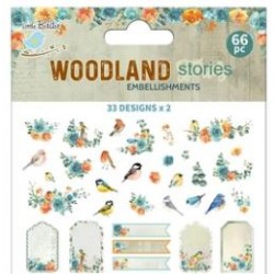 Ephemera DIE CUT Elements - Woodland Stories /66pc