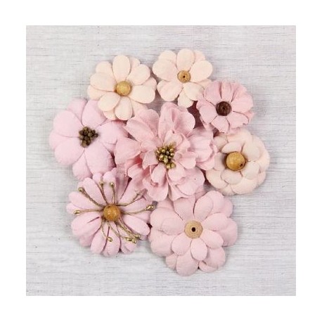 Little Birdie Flowers - SYMPHONY / Blush / 8pcs