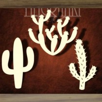 Chipboard - Cactuses set B
