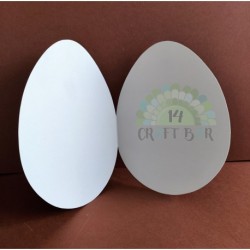 Blank Card - Easter Egg Card/ off white