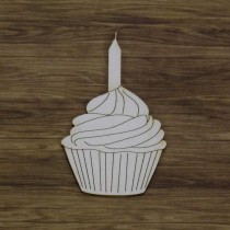 Chipboard  - Birthday muffin
