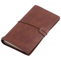 Travel journal with leather...