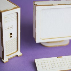 Chipboard - Stationary Computer PC (3D)