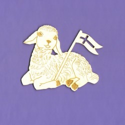 Chipboard - Easter Lamb
