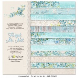 Scrapbooking Papers - Forget me not (12x12)