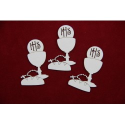 Chipboard - Chalice - Rosary and Bread/9pcs