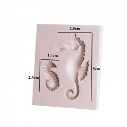 Silicone Mold - Pair of Seahorses