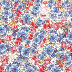 Scrapbooking Paper - Poppies and Cornflowers (Single Page)