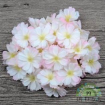 Silk Plum Flower -  WHITE...