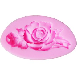 Silicone Mold - Rose with a rose bud