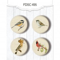 Adhesive Badges - BIRDS