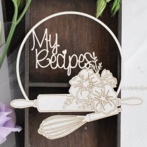 Chipboard - My Recipes  frame