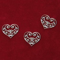 Chipboard - Ornament Hearts...