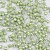 Wire Bead - PALE GREEN