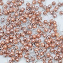 Wire Bead - LIGHT BROWN