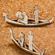 Chipboard 3D - Young couple...