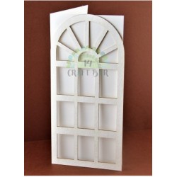 Blank Card - DOOR / white (15x15)