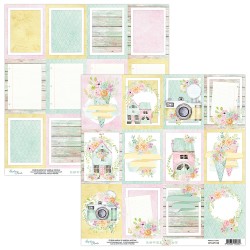 Scrapbooking Paper- 12x12 Sheet - LOVELY DAY 06
