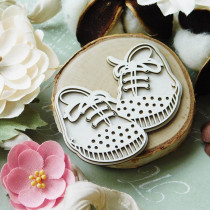 Chipboard - Cute Baby Shoes