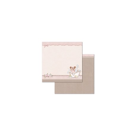 STAMPERIA Scrapbooking Paper - LITTLE GIRL (12x12)