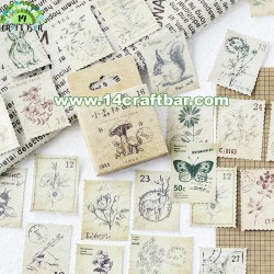 Mini Stickers-Die Cuts/Forest/ 45pcs