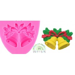 Silicone Mold -Christmas Bells/3pcs