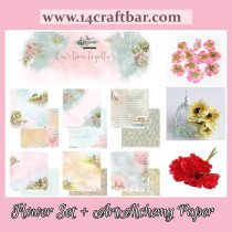 Flower Set with Art of...