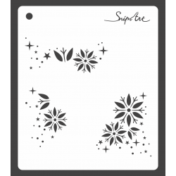 Stencil 27 - SNOWFLAKES UNDER THE FRAMES