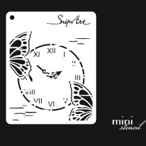SNIPART Mini Stencil - CLOCK