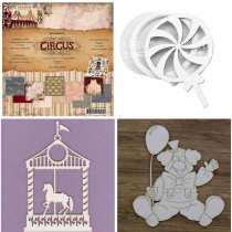 Chipboard Set with Summer...