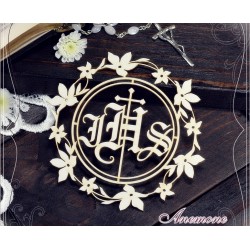 Chipboard - Host with flower frame