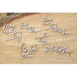 Chipboard - Small text background