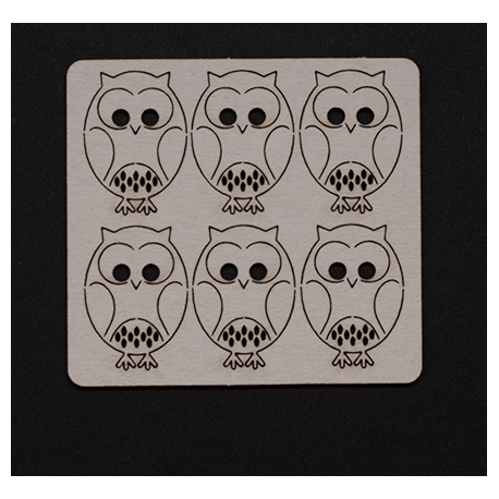 Chipboard - Mini Owls/6pcs