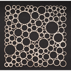 Chipboard -  Background Irregular Circles