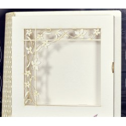 Box - Decor Book / Base with floral corner