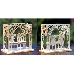 Chipboard 3D- Wedding Chairs