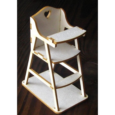 Chipboard -  Baby Chair /3D