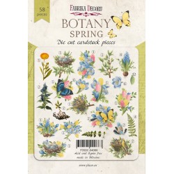 DIE CUT Elements - "Botany Spring" / 58 pcs