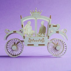 Chipboard - Wedding Carriage (3D)