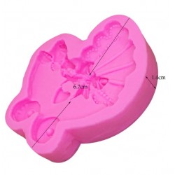 Silicone Mold - Baby Pram with little feet