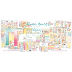 Scrapbooking Papers - FOREVER YOUNG - Pad 12 x 12