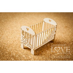 Chipboard - Baby Cot /3D