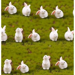 Mini Rabbit Resin Miniature /2pcs